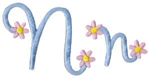 A Daisy Day Alphabet N