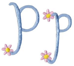 A Daisy Day Alphabet P