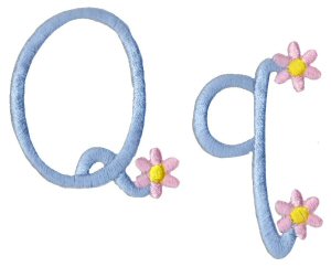 A Daisy Day Alphabet Q