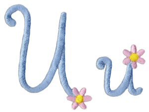 A Daisy Day Alphabet U