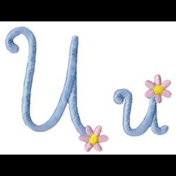 A Daisy Day Alphabet U