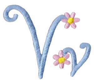 A Daisy Day Alphabet V