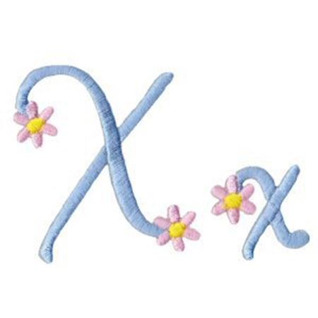 A Daisy Day Alphabet X