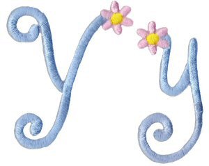 A Daisy Day Alphabet Y