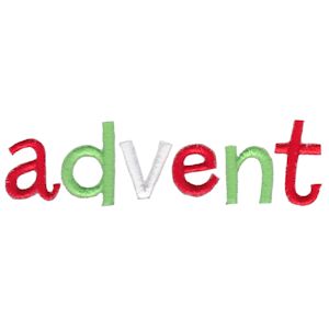 Advent Word Art