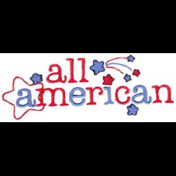 All American Word Art