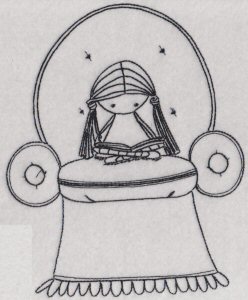 Ambers World Redwork 5