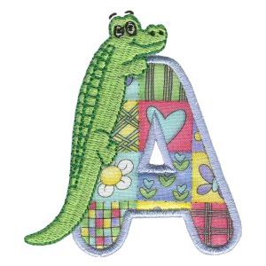 Download Animal Alphabet Applique Applique Embroidery Designs - Bunnycup Embroidery