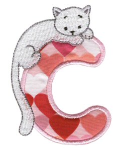Animal Alphabet Applique c