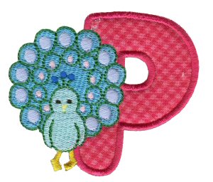 Animal Alphabet Applique p