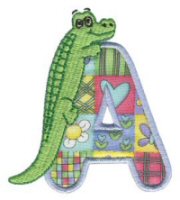 Animal Alphabet Applique