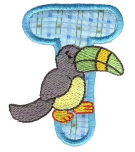 Animal Alphabet Applique t