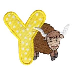 Download Animal Alphabet Applique Applique Embroidery Designs - Bunnycup Embroidery