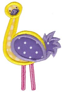 Applique Ostrich