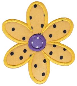 Applique Daisy Flower