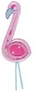 Applique Flamingo