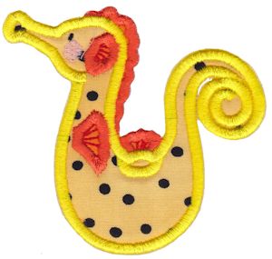 Seahorse Teapot Applique