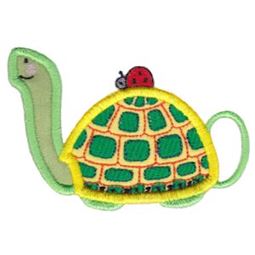 Turtle Teapot Applique