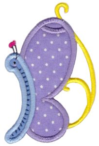 Butterfly Teapot Applique