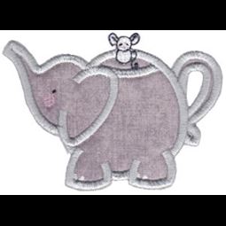 Elephant Teapot Applique