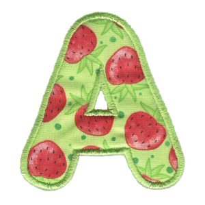 Applique Alphabet 1