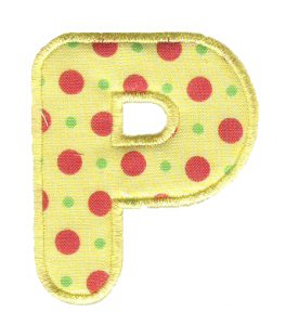 Applique Alphabet 16