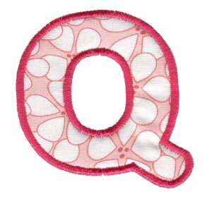 Applique Alphabet 17