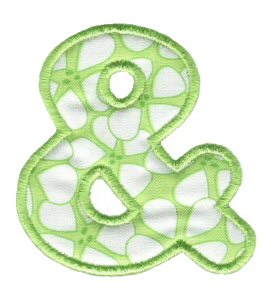 Applique Alphabet 37