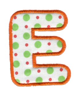 Applique Alphabet 5
