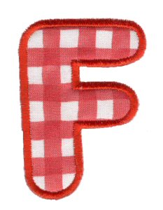 Applique Alphabet 6