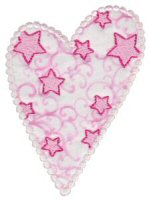 Applique Hearts