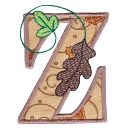 Autumn Alphabet Z