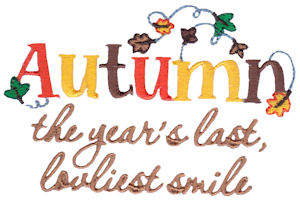 Autumn The Years Last Loveliest Smile