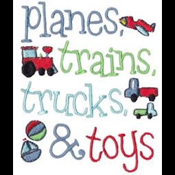 Planes Trains Trucks And Toys