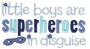 Little Boys Are Superheroes In Disguise