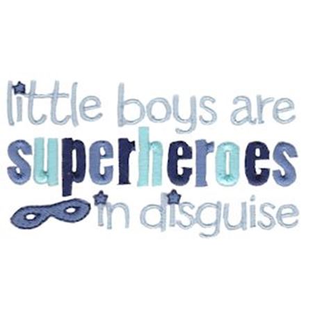 Little Boys Are Superheroes In Disguise