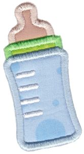 Applique Baby Bottle