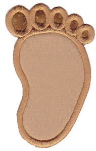 Applique Baby Foot