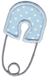 Applique Diaper Pin