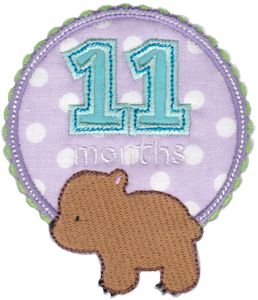Baby Months Applique 11