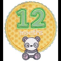 Baby Months Applique 12