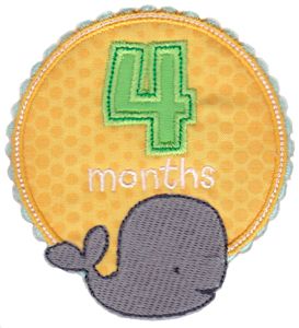 Baby Months Applique 4