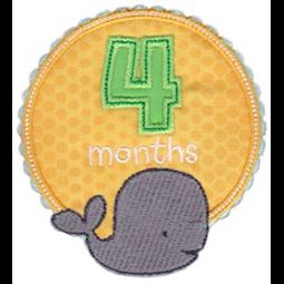 Baby Months Applique 4