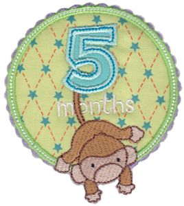 Baby Months Applique 5