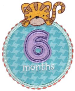 Baby Months Applique 6