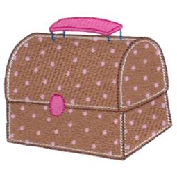 Brown Polka Dot Lunch Box