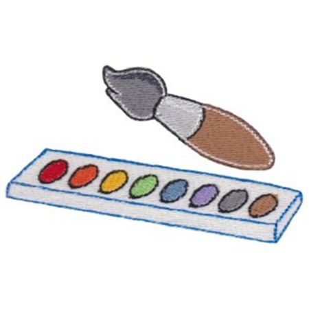 Paint Brush and Pallet
