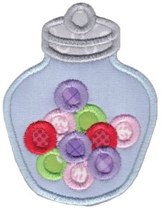 Candy Jar Applique