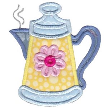 Tea Pot Applique