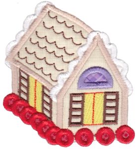 Gingerbread House Applique